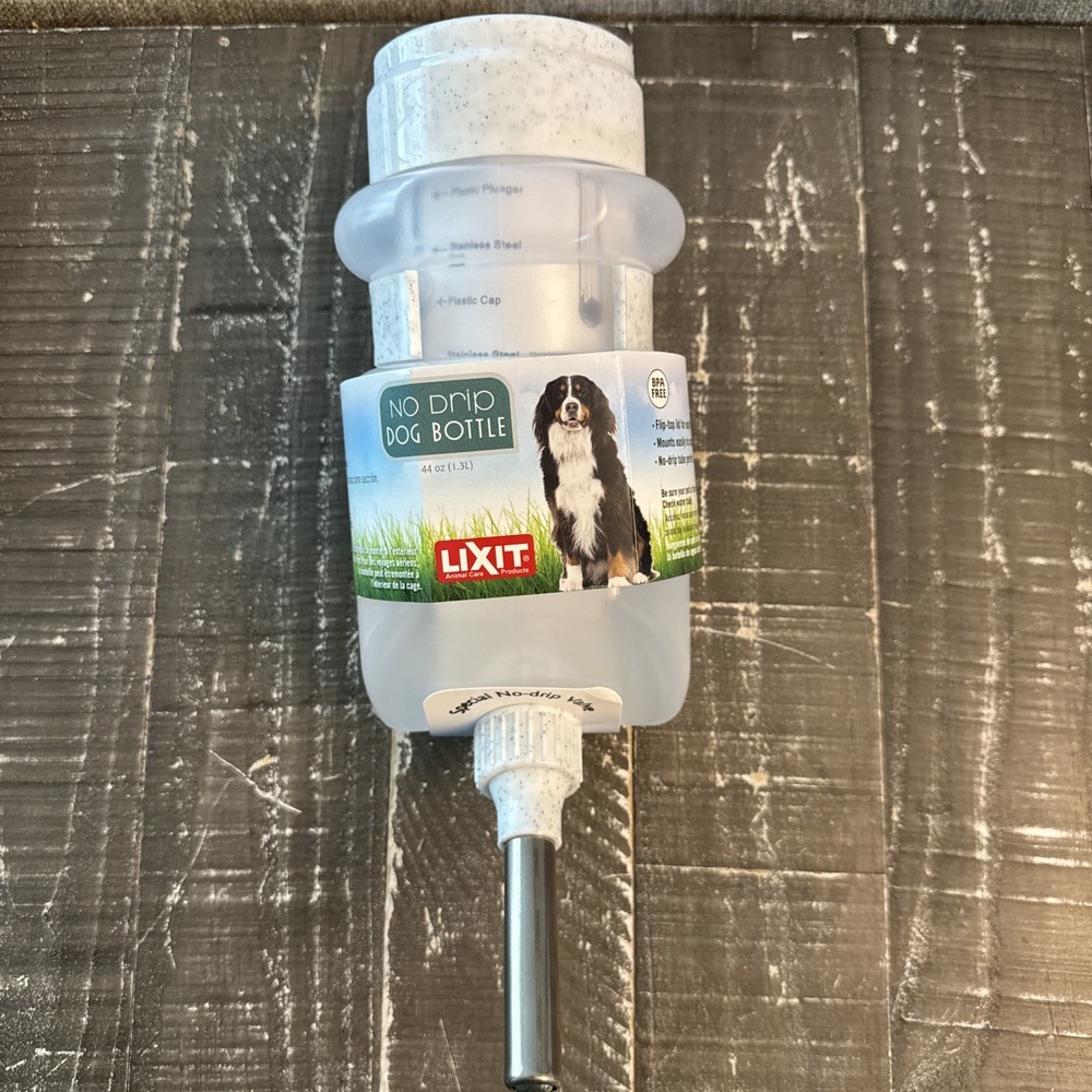 Lixit‎ Top Fill NO-Drip Water Bottles for Large Dogs. 44 Ounce